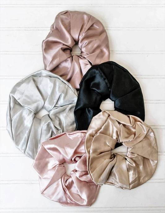 Silk Scrunchies - Oversized