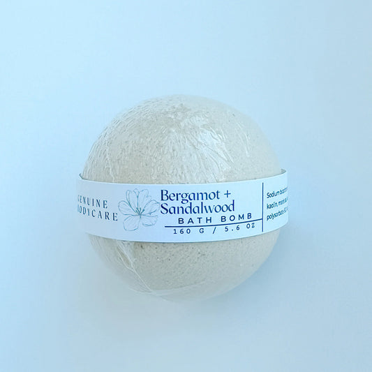 Bergamot + Sandalwood Bath Bomb
