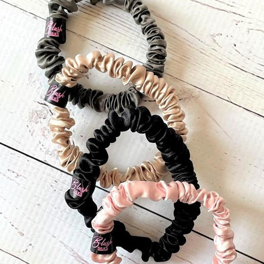 Silk Scrunchies - Mini